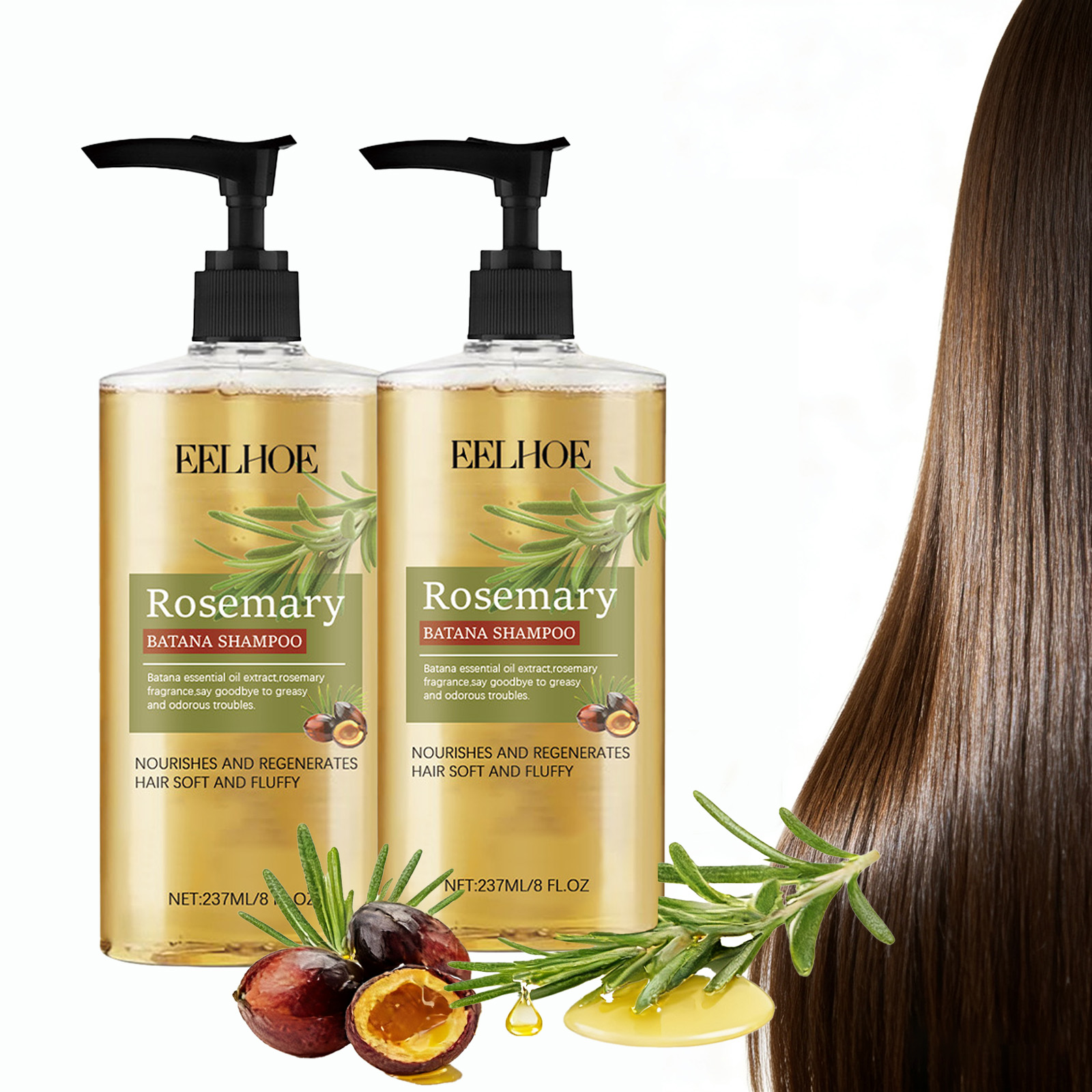 Hair Care Basic - Batana Rosemary Essential Oil Shampoo Haargroei