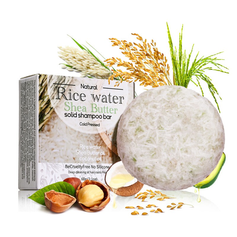 Hair Care Basic - XF 60g Rijstshampoo Bar 100% Natuurlijke
