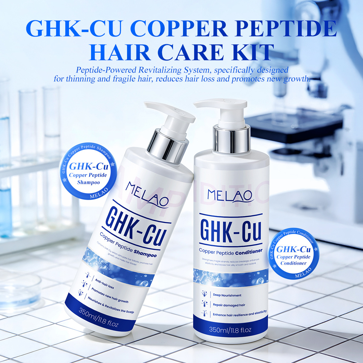 350ml GHK-Cu Koperpeptide Haar - Hair Care Basic recensie en prijs